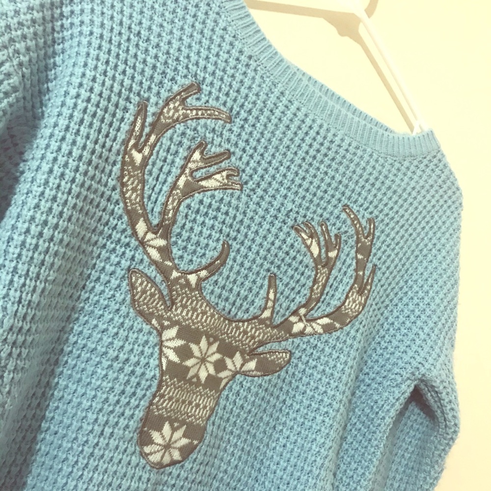 Baby blue sweater